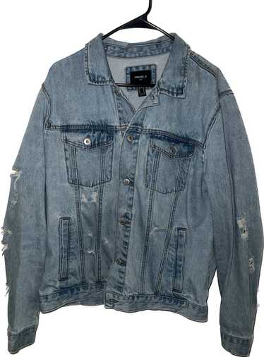 Forever 21 CASUAL RIPPED DENIM JACKET