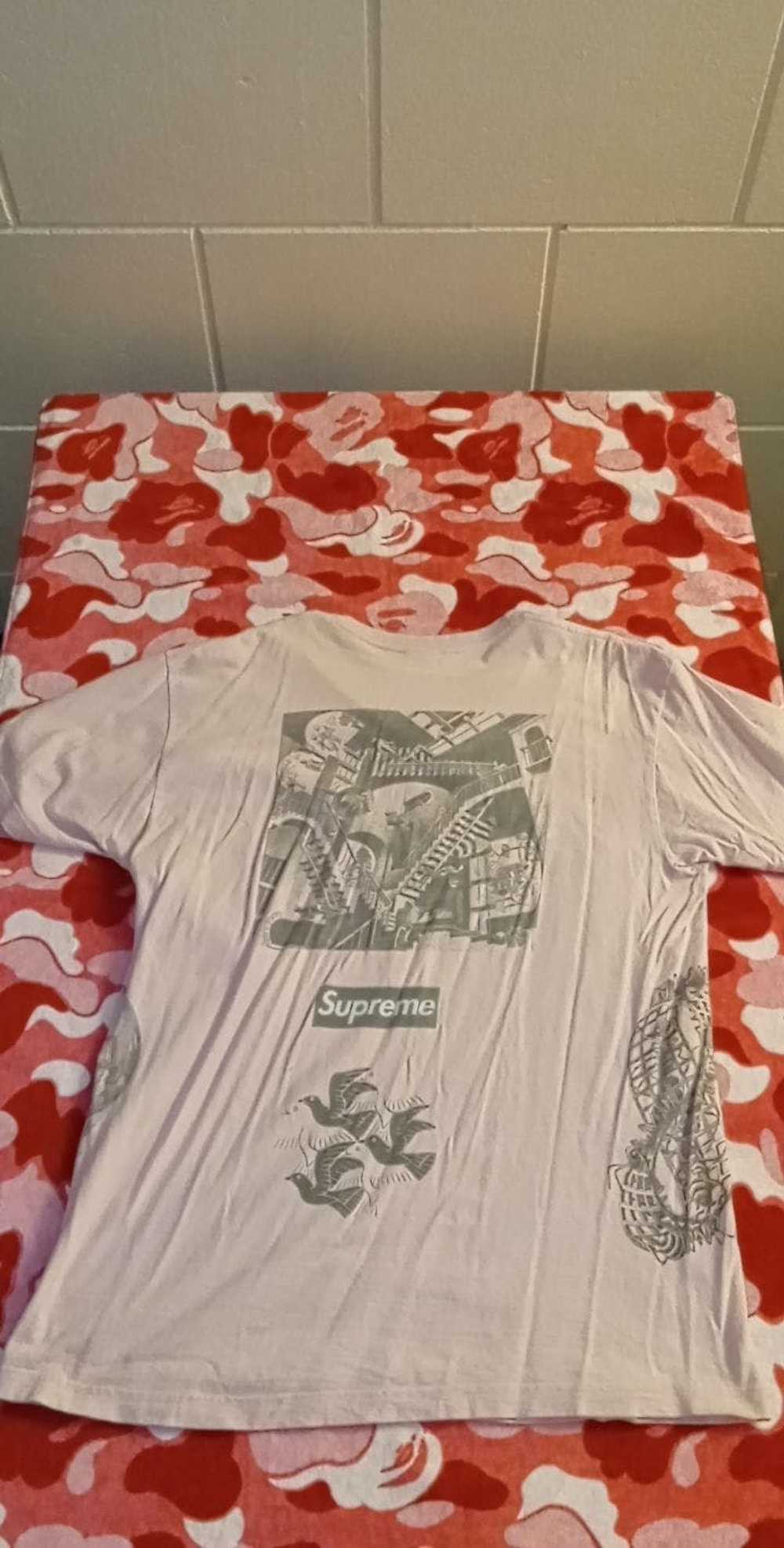 Supreme Supreme MC Escher Pink T-Shirt - image 2