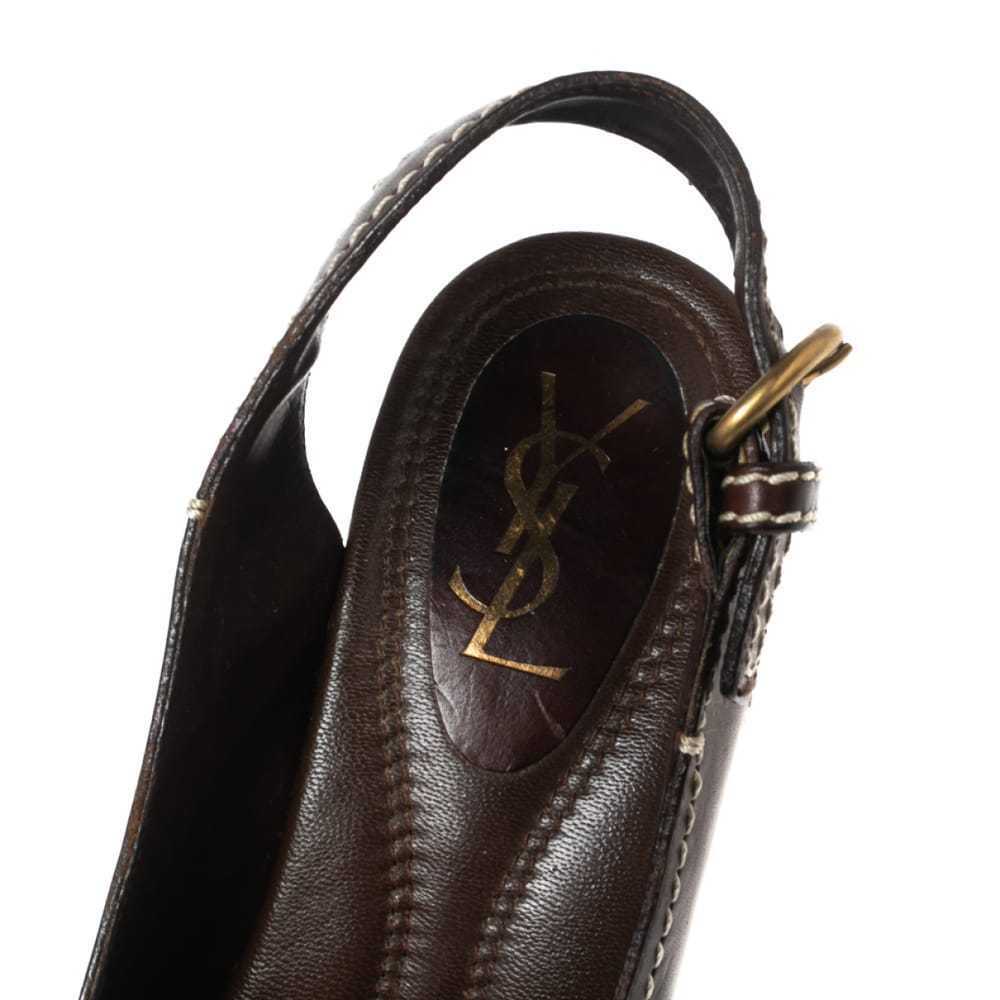 Saint Laurent Leather sandal - image 6