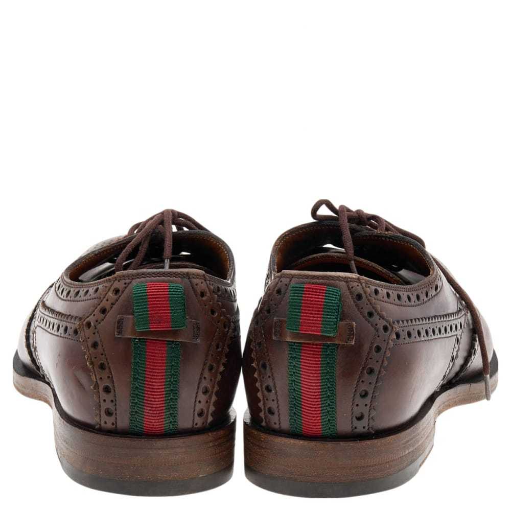 Gucci Leather lace ups - image 4