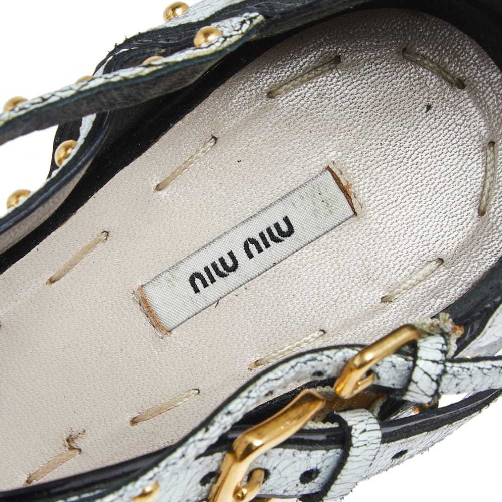 Miu Miu Leather sandal - image 6
