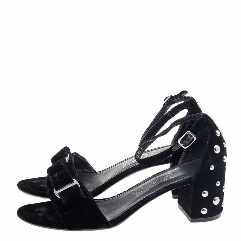 Salvatore Ferragamo Velvet sandal - image 3