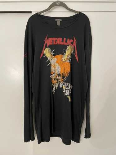 Metallica Metallica Vintage Distressed Long Sleeve