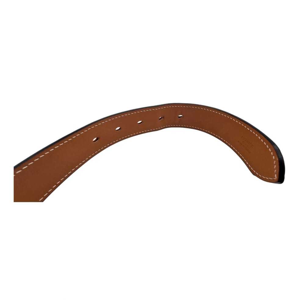 Hermès Etrivière leather belt - image 3