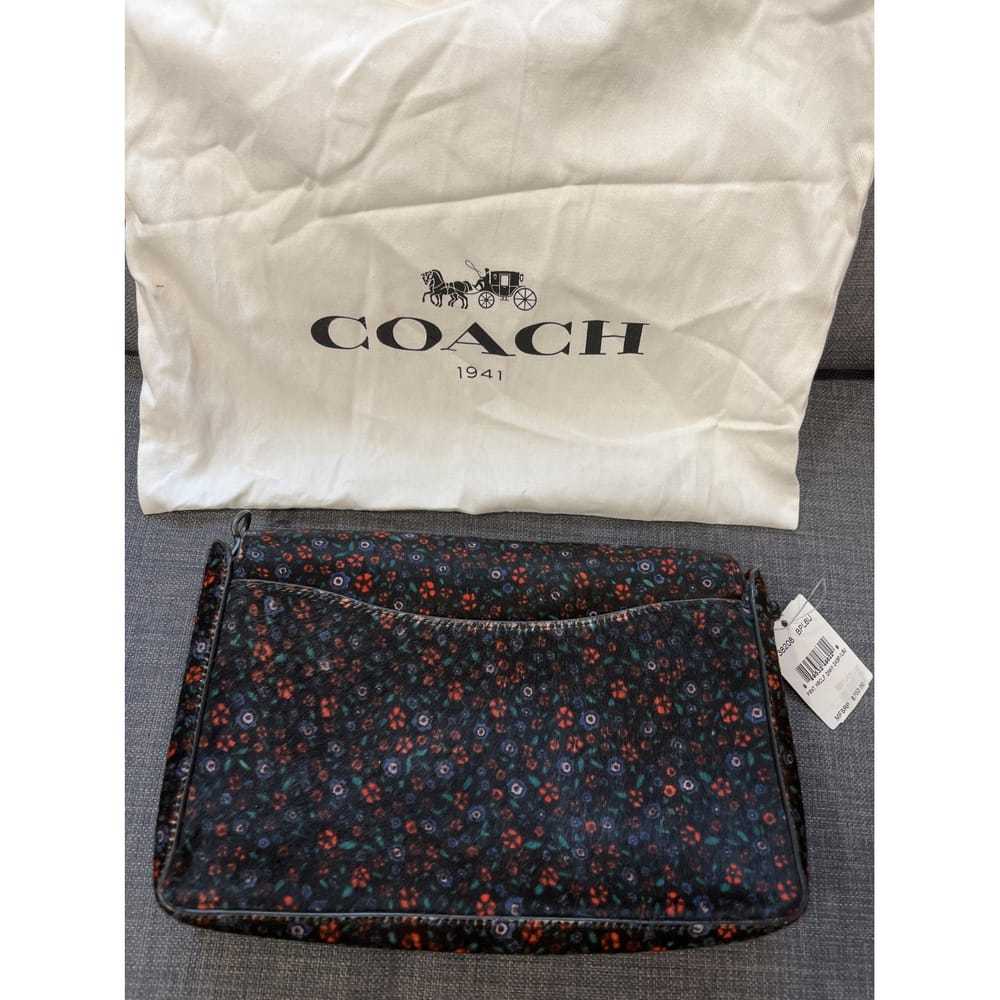 Coach Pony-style calfskin clutch bag - image 4