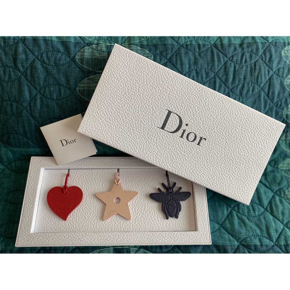 Dior Dior Set leather bag charm - image 3