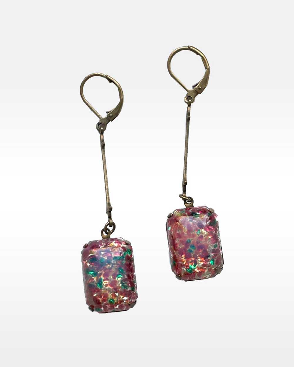 Confetti Glass Earrings - image 3