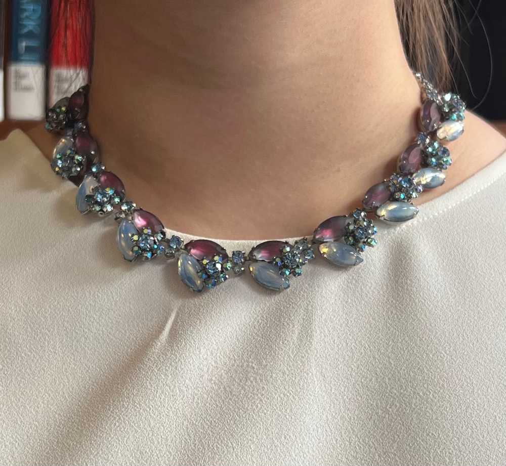 Juliana Purple & Blue Necklace - image 2