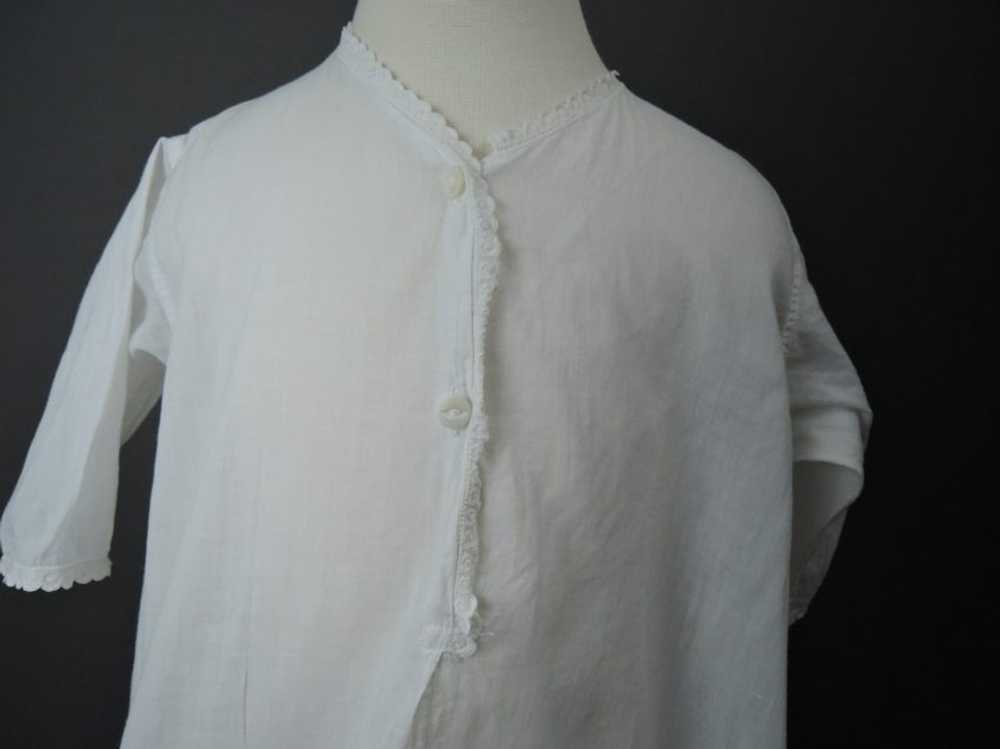 Vintage Edwardian Child Gown, button front, Edwar… - image 4
