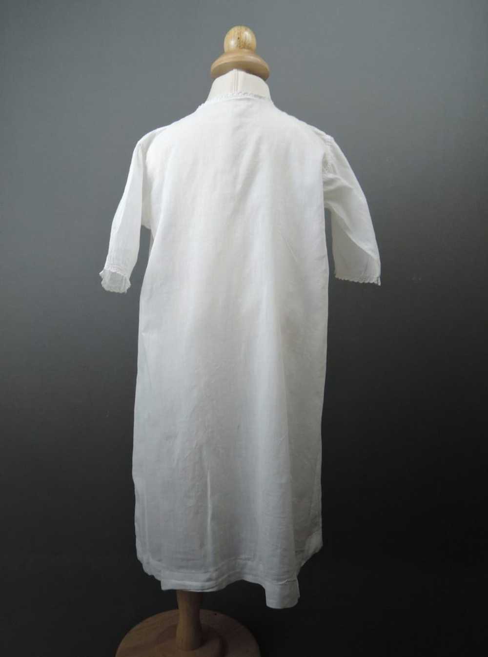 Vintage Edwardian Child Gown, button front, Edwar… - image 7