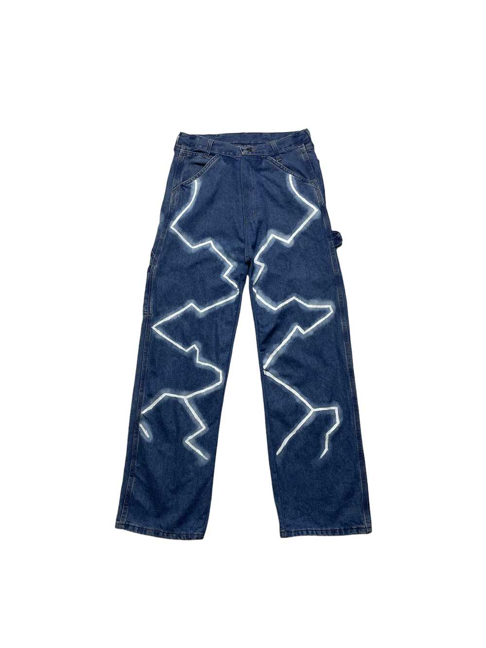 Custom Wrangler Lightning Jeans 1 of 1 - image 1