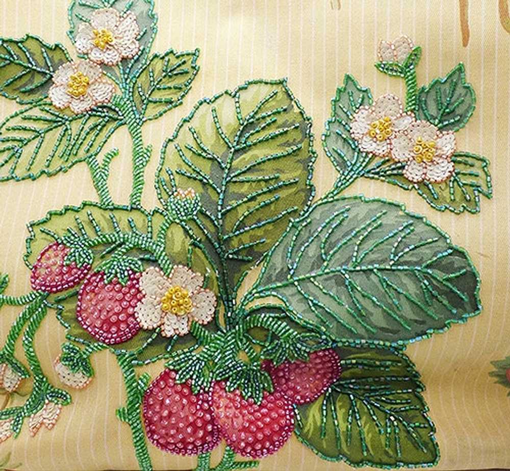 Isabella Fiore Beaded Strawberry Tote - image 2