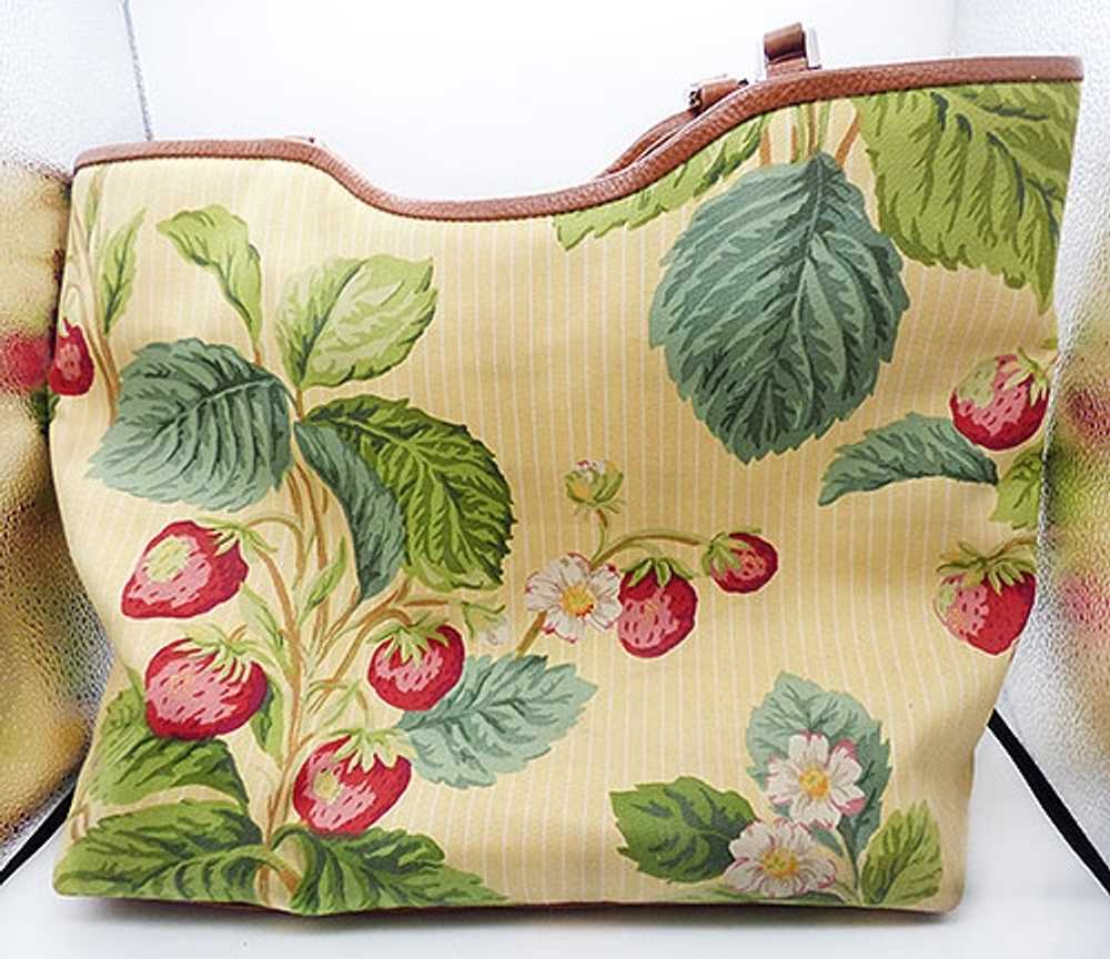 Isabella Fiore Beaded Strawberry Tote - image 3