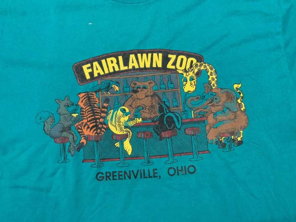 Animal Tee × Vintage VINTAGE FAIRLAWN ZOO T-SHIRT - image 5