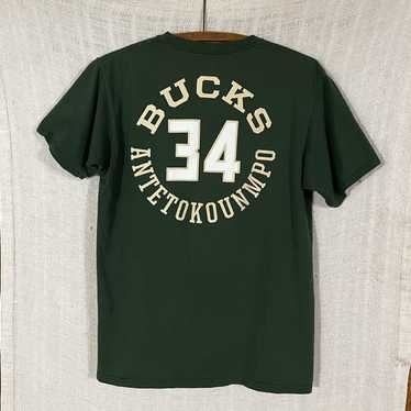  Outerstuff Giannis Antetokounmpo Milwaukee Bucks Youth Green  Name and Number Player T-Shirt X-Large 18-20 : Sports & Outdoors