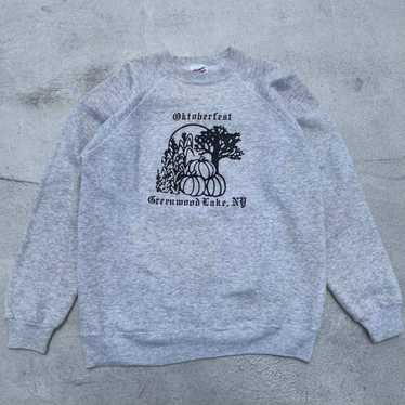 Vintage grey raglan sweatshirt - Gem