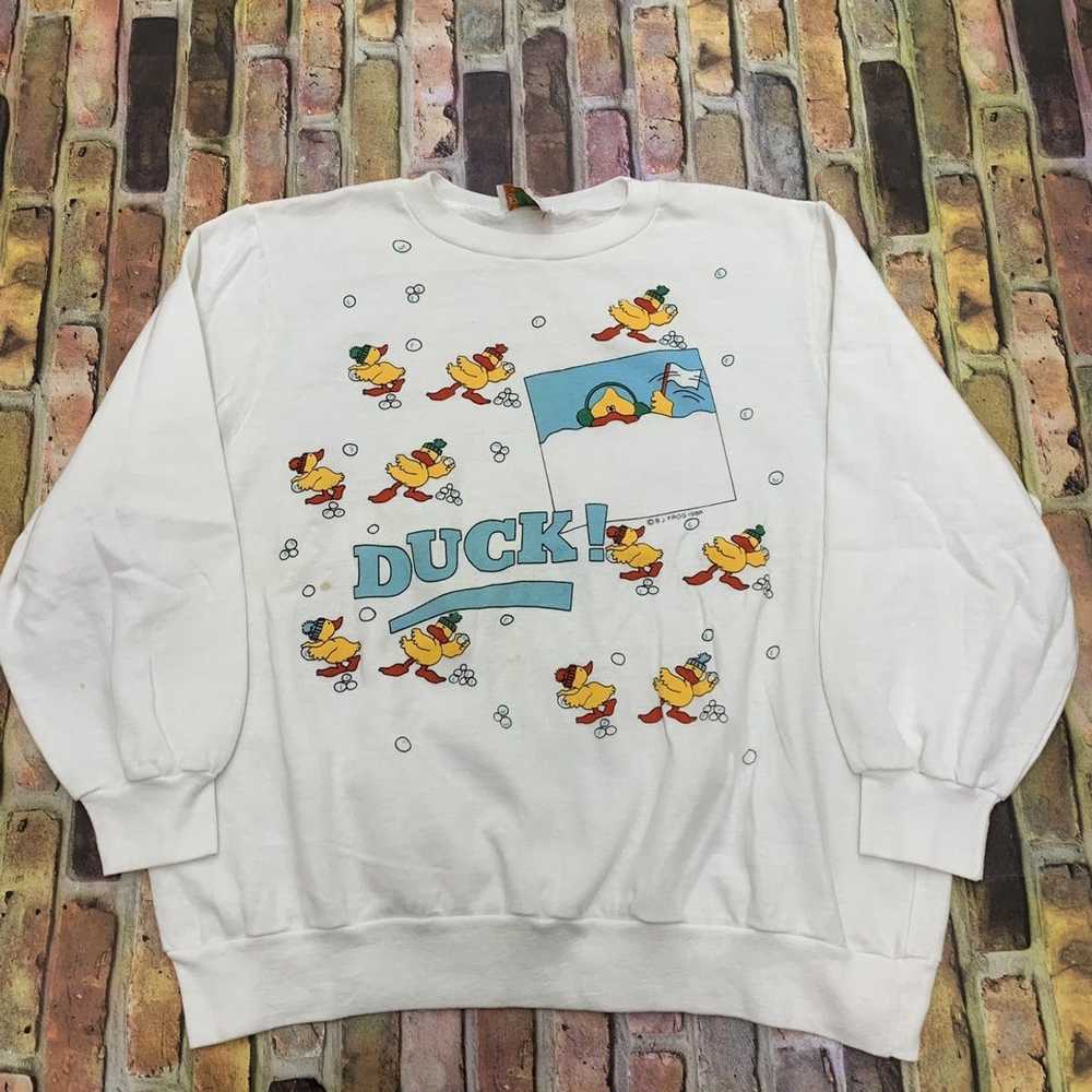 Vintage Vintage duck sweatshirt - image 1