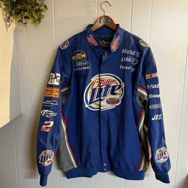 Vintage Chase Authentics Drivers Line Miller Lite deals #2 Kurt Busch Jacket XXL 2007