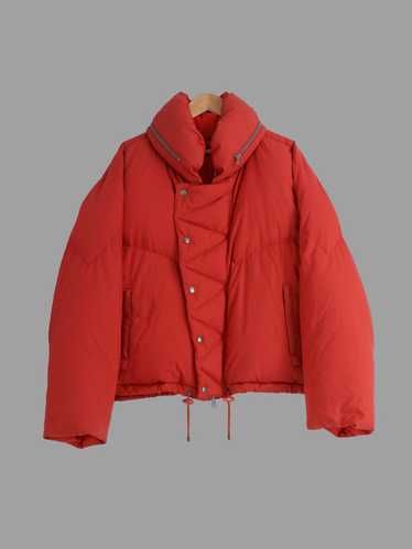 Issey Miyake 1990s red polyester multi pocket down