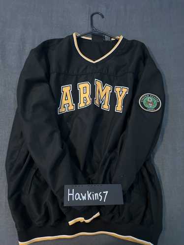 Vintage Vintage army v neck track suit sweater - image 1