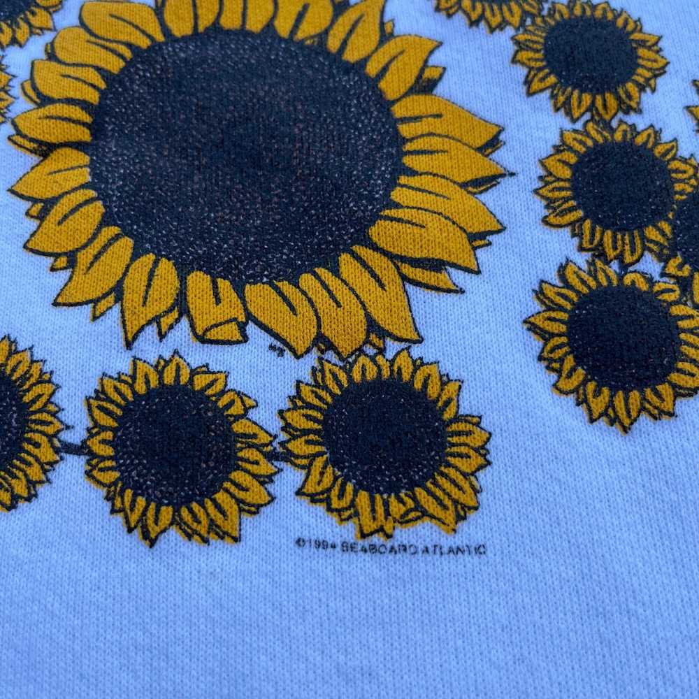 Art × Made In Usa × Vintage 90’s Love Sunflower C… - image 3