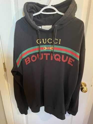 Gucci GUCCI BOUTIQUE PRINT HOODY