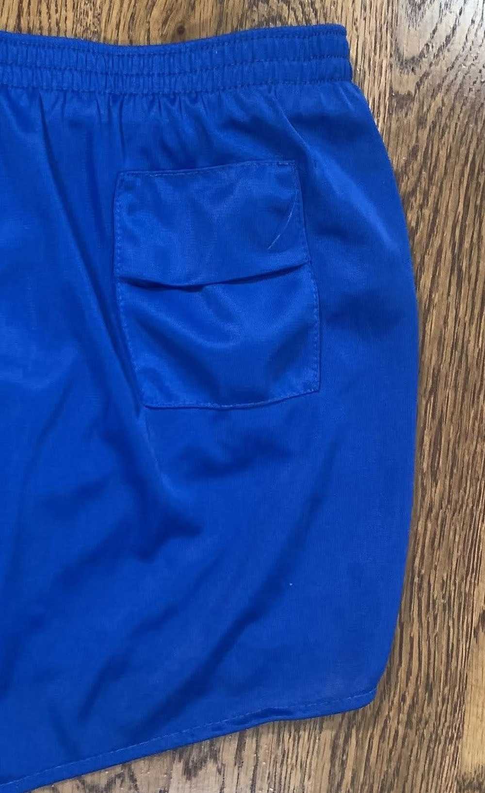 Nike Vintage Nike Blue Lightweight Running Shorts… - image 5