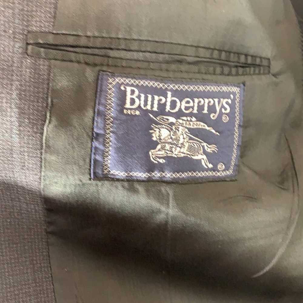 Burberry Vintage Burberry suit coat jacket 41R - image 7