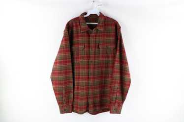 Orvis, Shirts, Orvis Mens Size Small Heavy Weight Flannel Shirt Adams  Plaid Hand Pockets