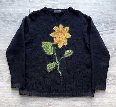 Yohji Yamamoto 95AW Intarsia Sweater - image 1