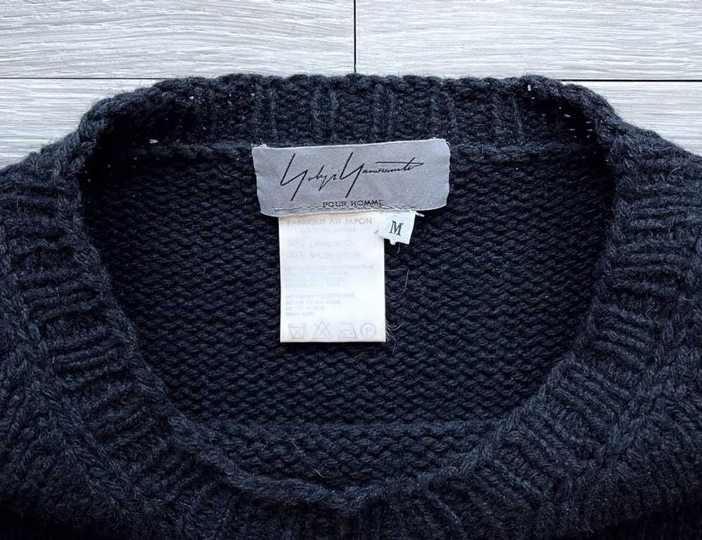 Yohji Yamamoto 95AW Intarsia Sweater - image 2