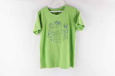 Life Is Good Women's Fineline Beautiful Day Penguin Long Sleeve Crusher T-Shirt in Spearmint Green Size 2XL | 100% Cotton