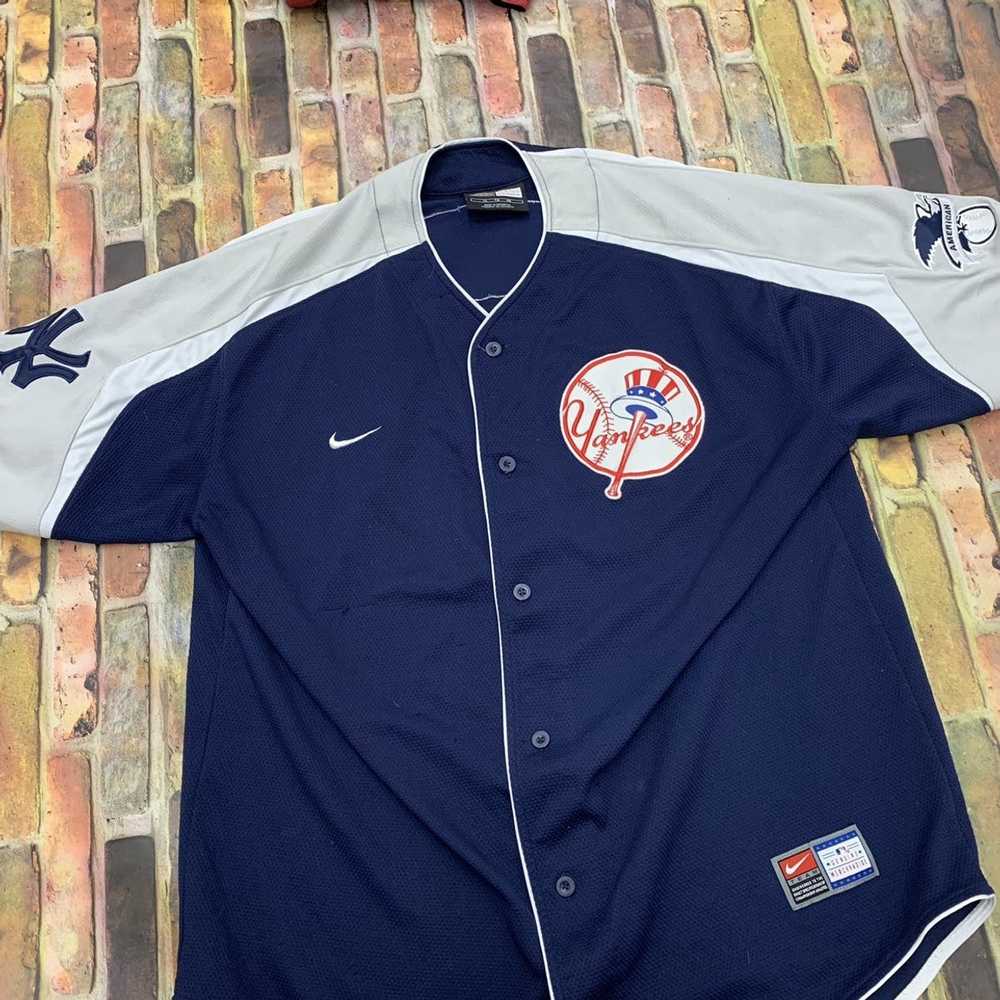 Nike, Shirts, Vintage Mens Nike Derek Jeter New York Yankees Mlb Baseball Sewn  Jersey Xl