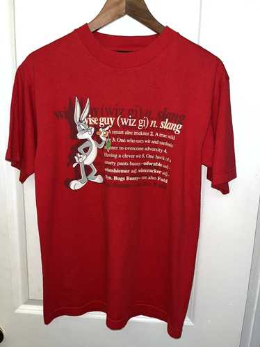 Vintage Bugs Bunny Wise Guy T-Shirt (Red) Size Med