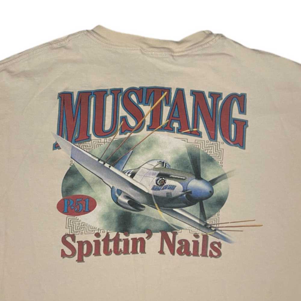 Vintage Vintage mustang plane shirt - Gem