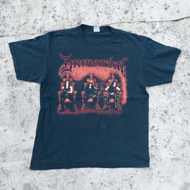 Band Tees × Rock T Shirt × Vintage immortal demon… - image 1