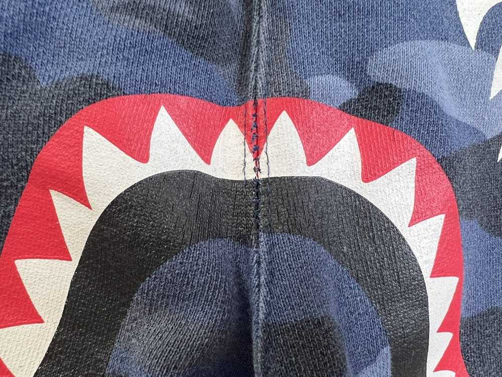 Bape Bape blue camo shark shorts - image 4