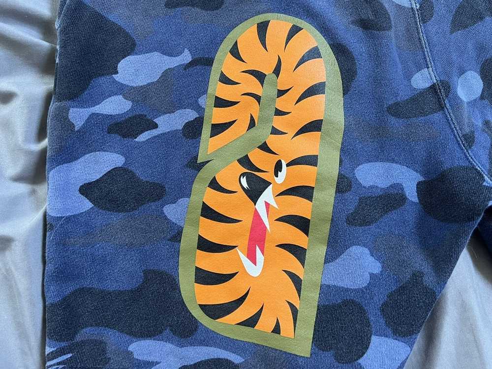 Bape Bape blue camo shark shorts - image 7