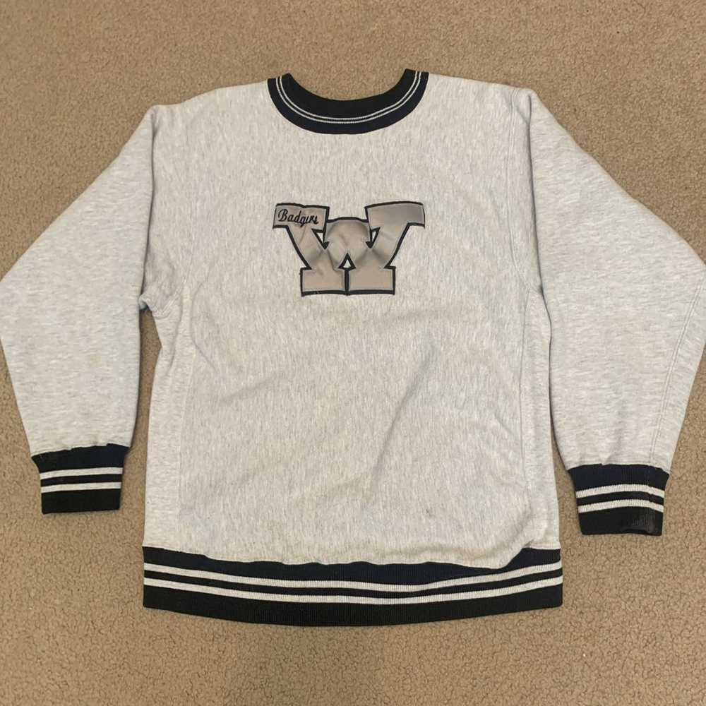 Champion × Collegiate × Vintage Vintage Wisconsin… - image 1