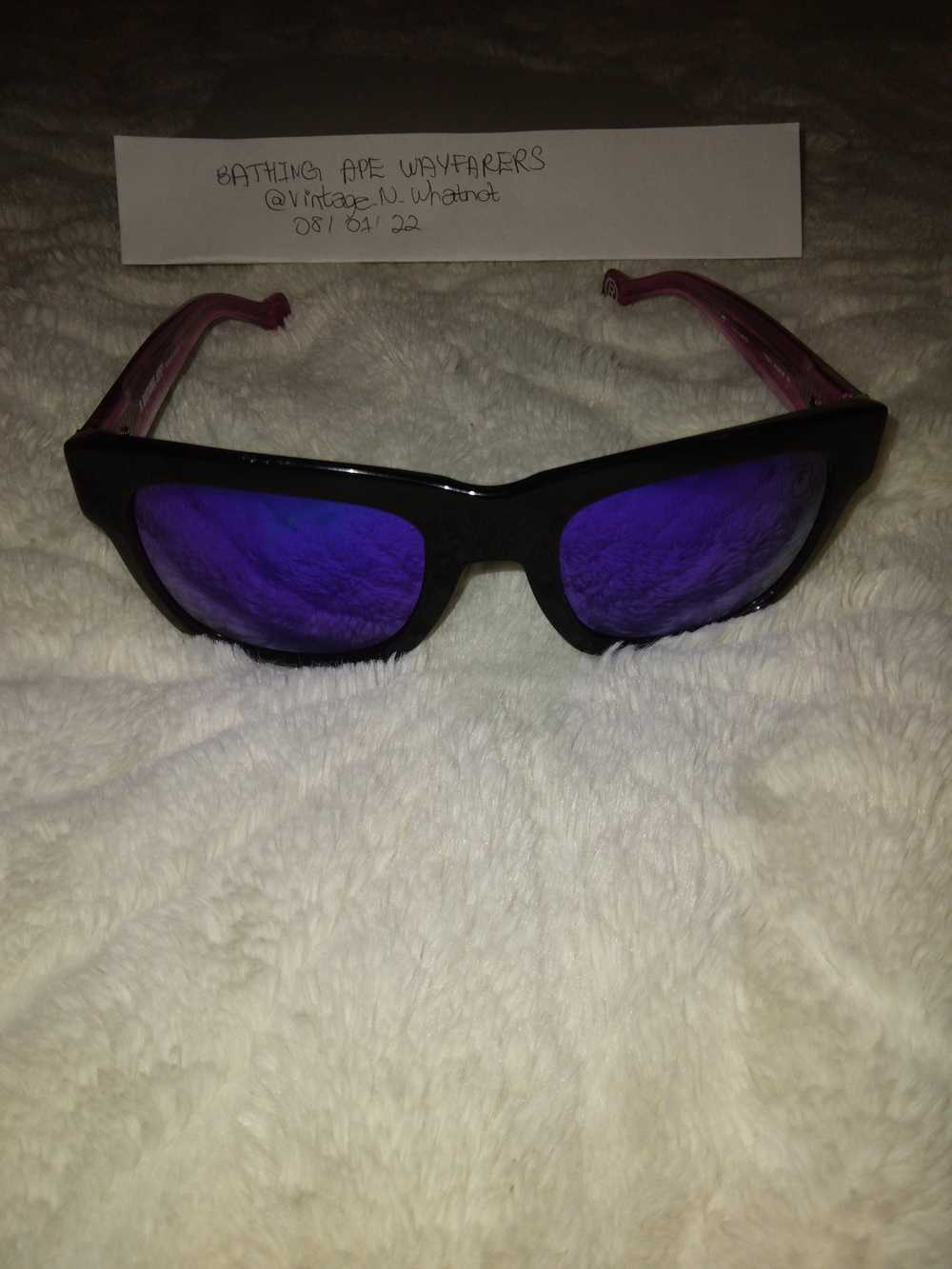 Bape RARE 2014 BAPE TRIPLE LOGO WAYFARERS - image 1