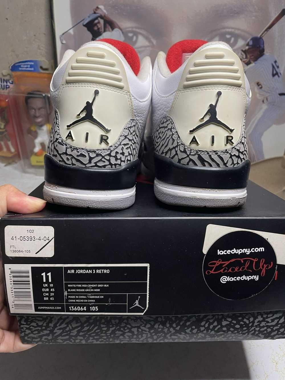 Jordan Brand Air Jordan 3 Retro 2011 White Cement… - image 6