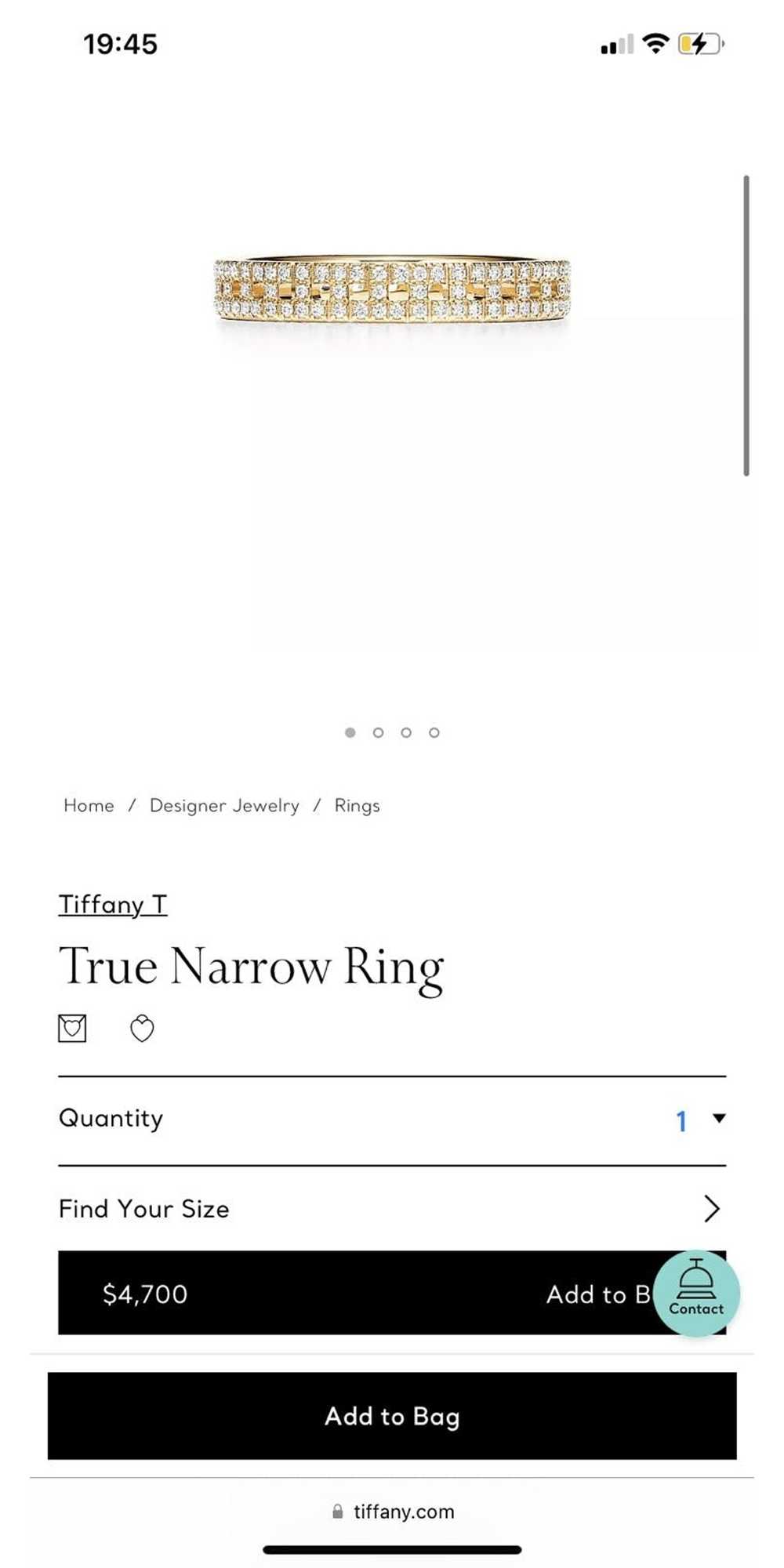 Tiffany & Co. Tiffany & Co. True Narrow Diamond &… - image 5