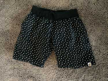 Bape Bape Black Sta Allover Pattern Sweat Shorts … - image 1