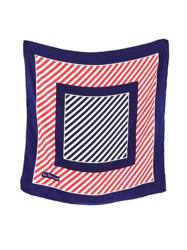 Yves Saint Laurent Striped Silk Scarf - image 1
