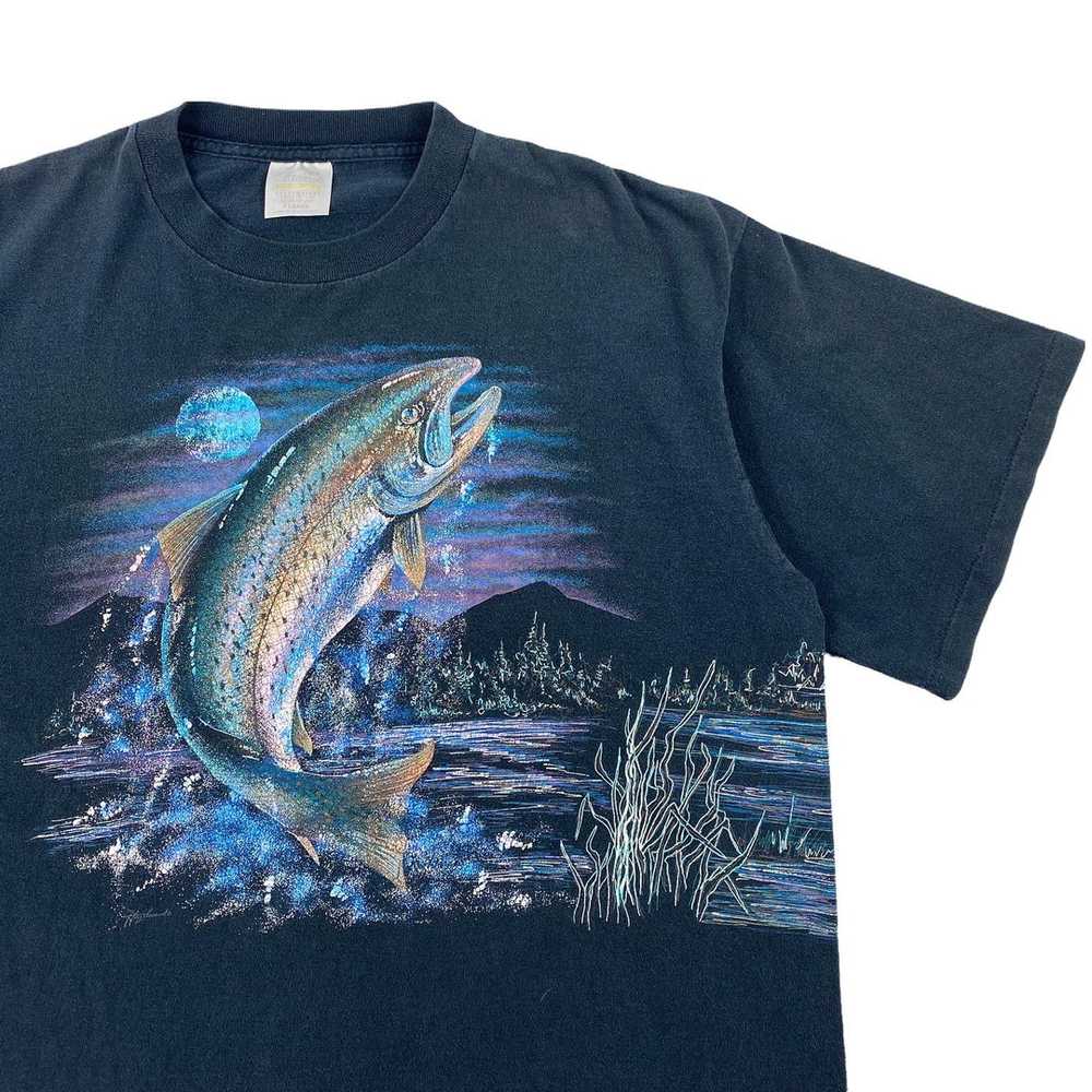 Jumping trout tee. XL - image 2