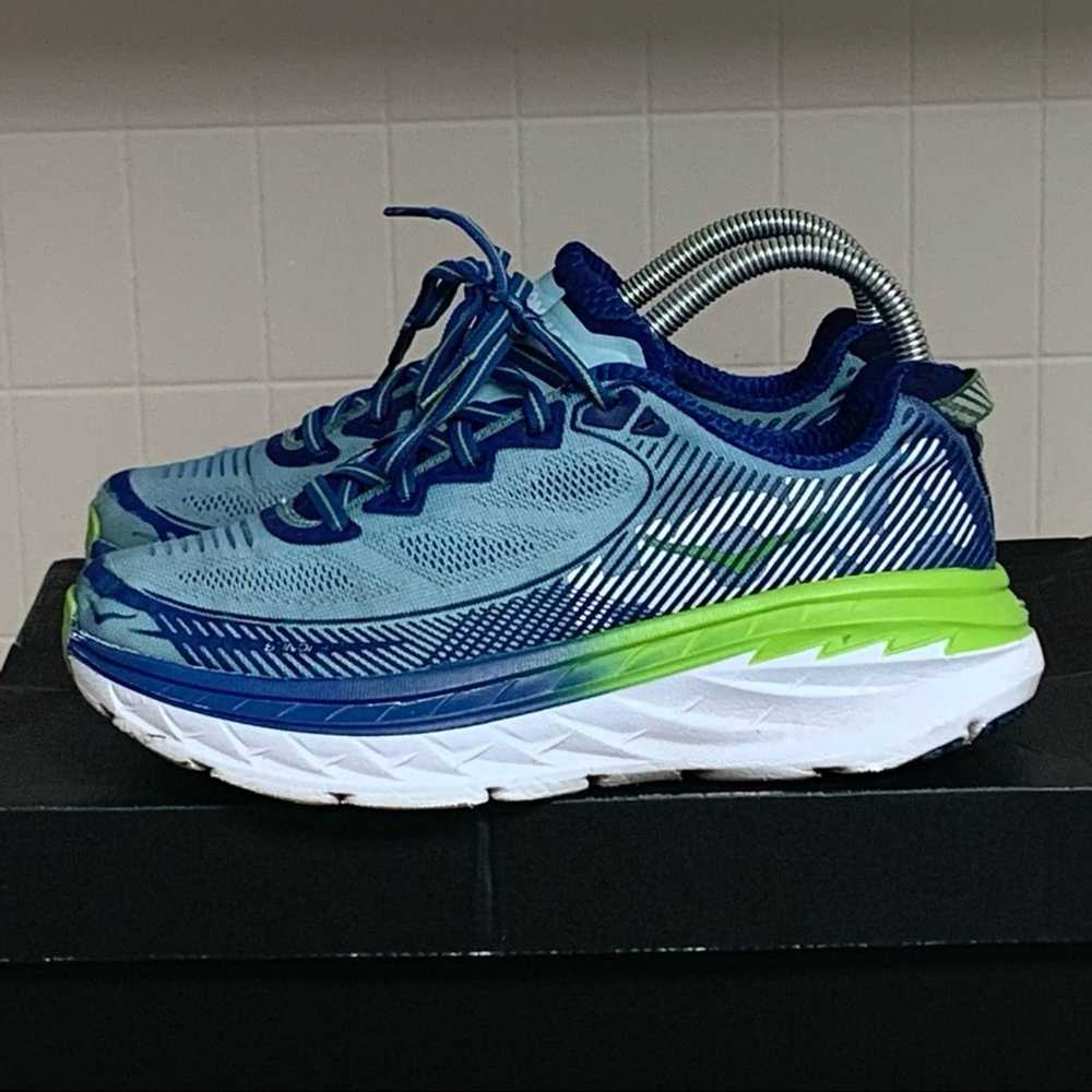 Hoka One One Womens Hoka One One Bondi 5 Running Shoe Gem 6304