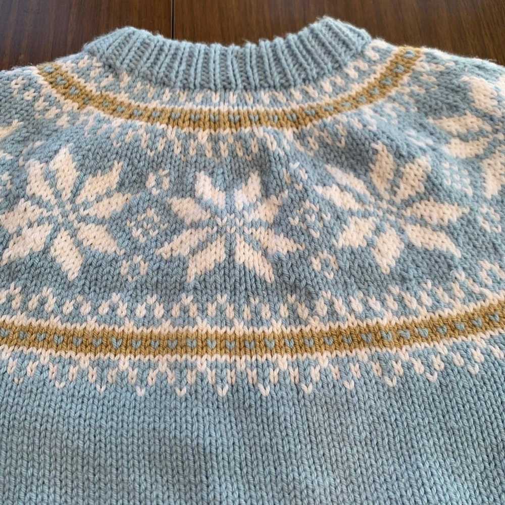 Vintage Handmade icelandic sweater - image 1