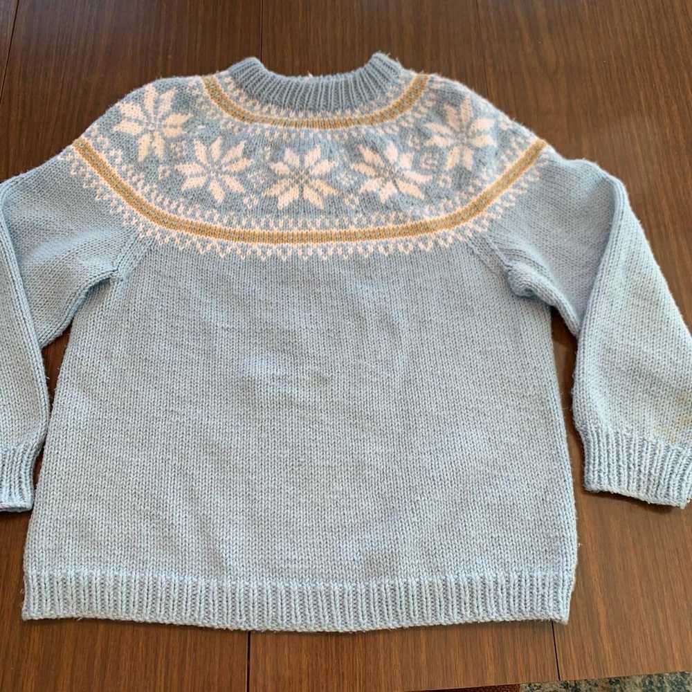 Vintage Handmade icelandic sweater - image 2