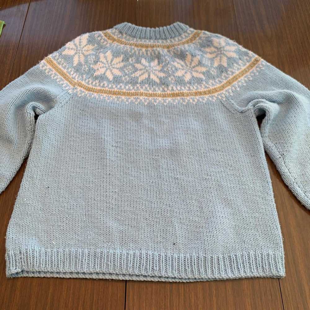 Vintage Handmade icelandic sweater - image 4