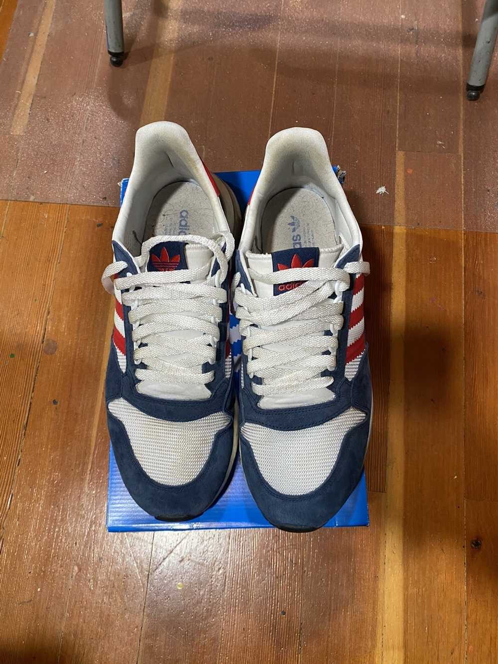 Adidas Size 12.5 - adidas ZX 500 Boost Navy Multi… - image 7